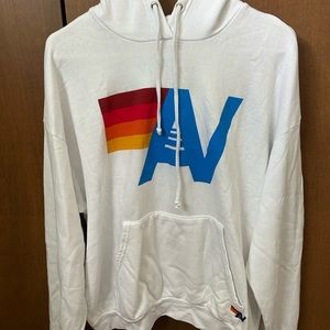 Aviator Nation Logo Pullover Relaxed Hoodie